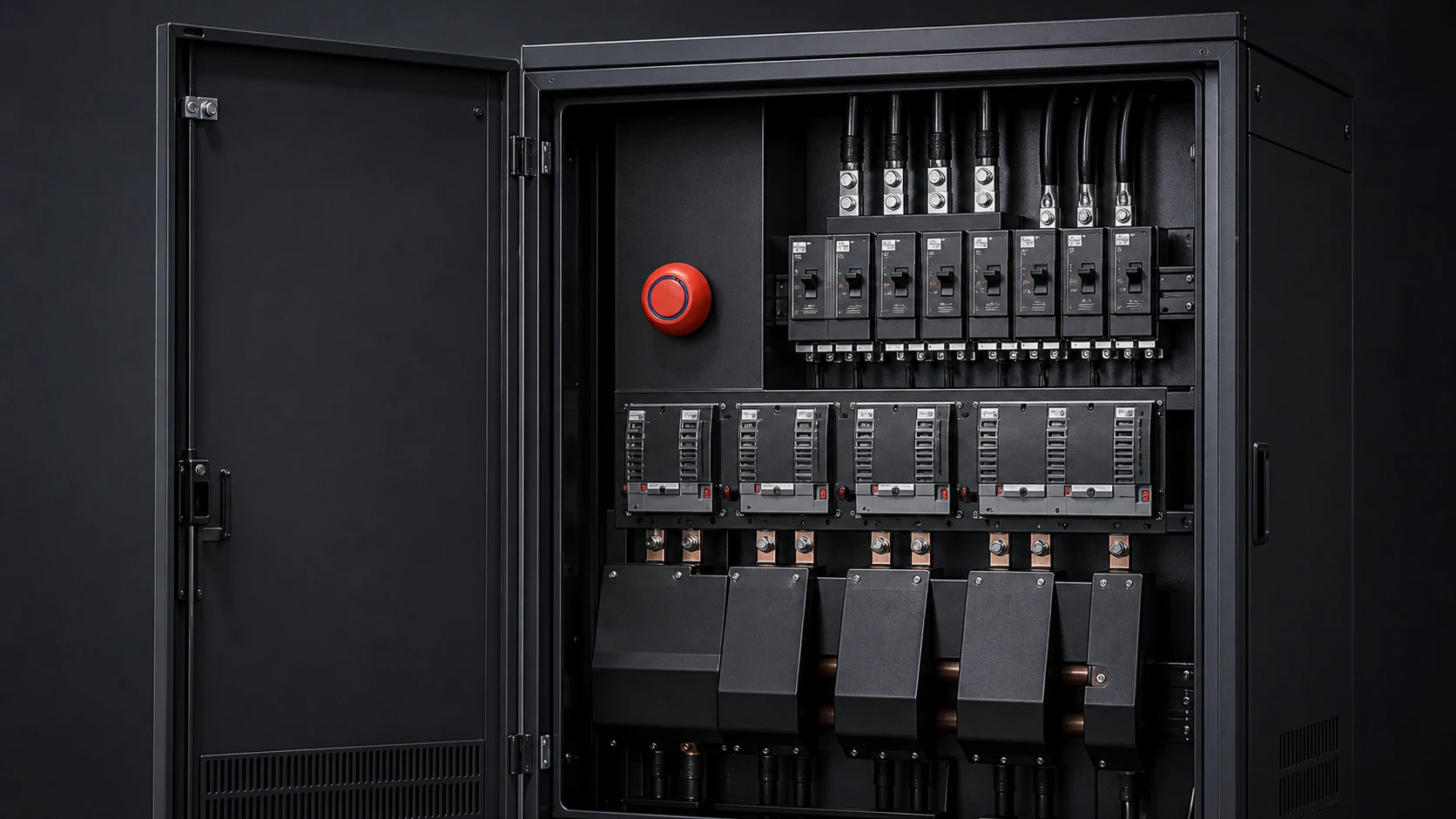Distribution Cabinets automatic fire suppression application concept